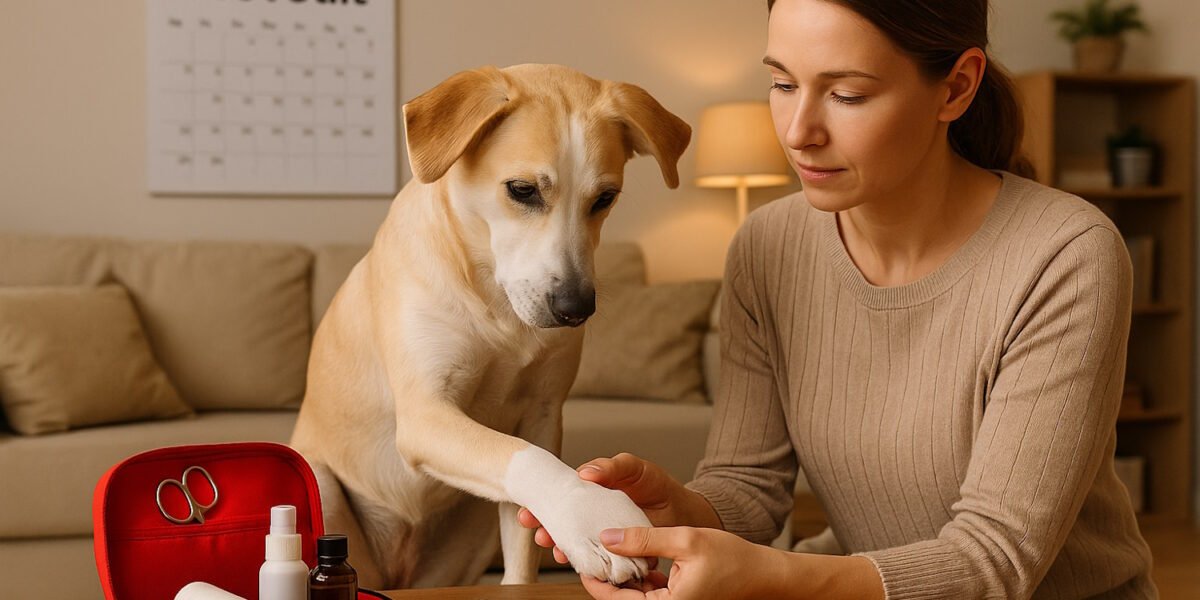 Šuns pirmoji pagalba: ką daryti iki veterinaro vizito