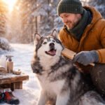 Kaip paruošti šunį žiemai: šuns kailio priežiūra žiemą