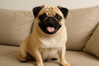 Šuns alergija: mopso Brucko kelias į geresnę savijautą