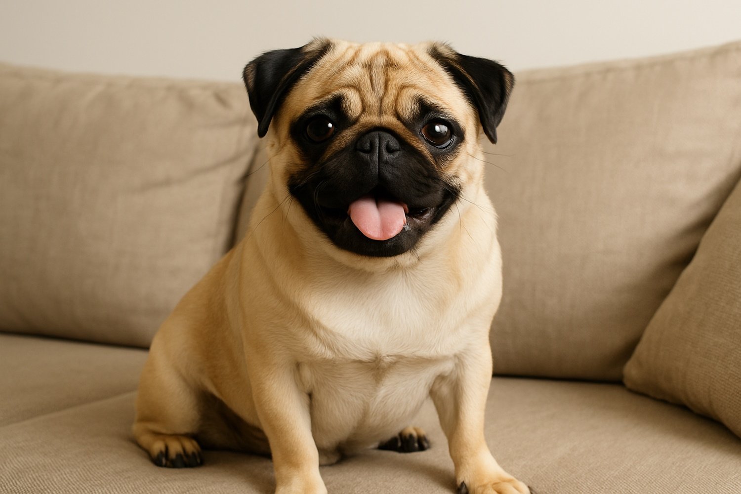 Šuns alergija: mopso Brucko kelias į geresnę savijautą