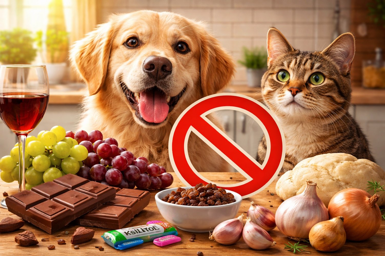 Pavojingi produktai augintiniams: 5 produktai, kurių vengti