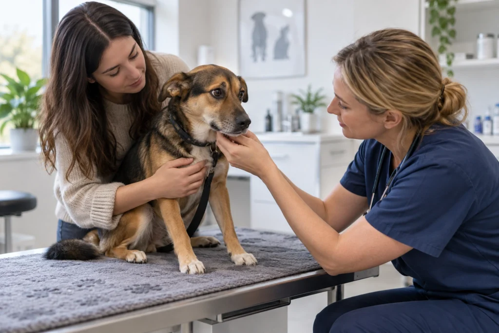 Stresas pas veterinarą: kaip padėti augintiniui