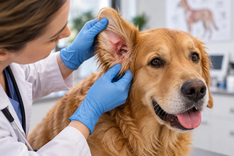 Šuns ausų uždegimas: kaip atpažinti, ką daryti ir kada kreiptis į veterinarą